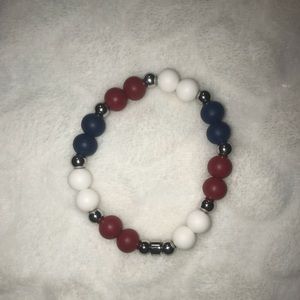 RED WHITE AND BLUE bracelet